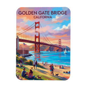 Íman Ponte Golden Gate a partir de Crissy Field Califór