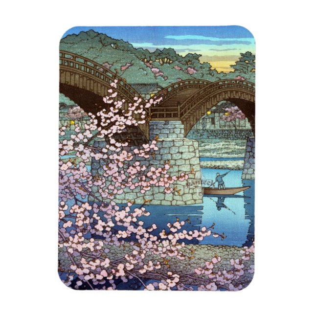Íman Ponte legal oriental do rio Hasui kawase no japeso (Vertical)