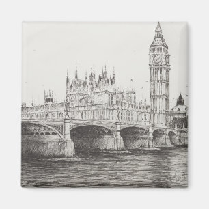 Íman Ponte Londres Reino Unido de Westminster.