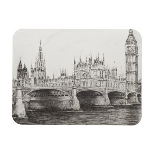 Íman Ponte Londres Reino Unido de Westminster.