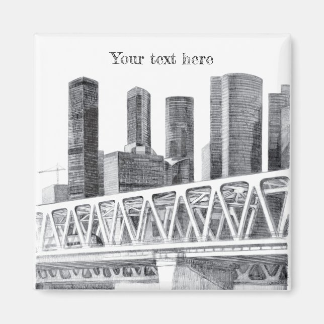 Íman Ponte metropolitana (Frente)