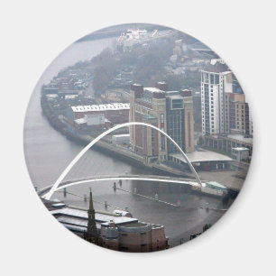 Íman Ponte Newcastle do milênio em cima de Tyne
