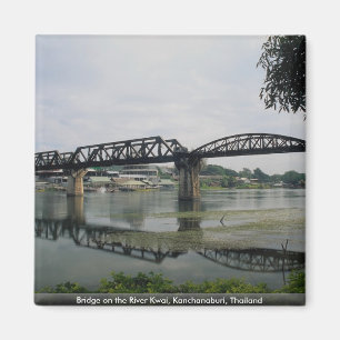 Íman Ponte no rio Kwai, Kanchanaburi, Tailândia