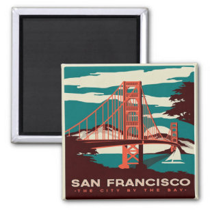 Íman Ponte Ouro do Estilo Vintage em São Francisco