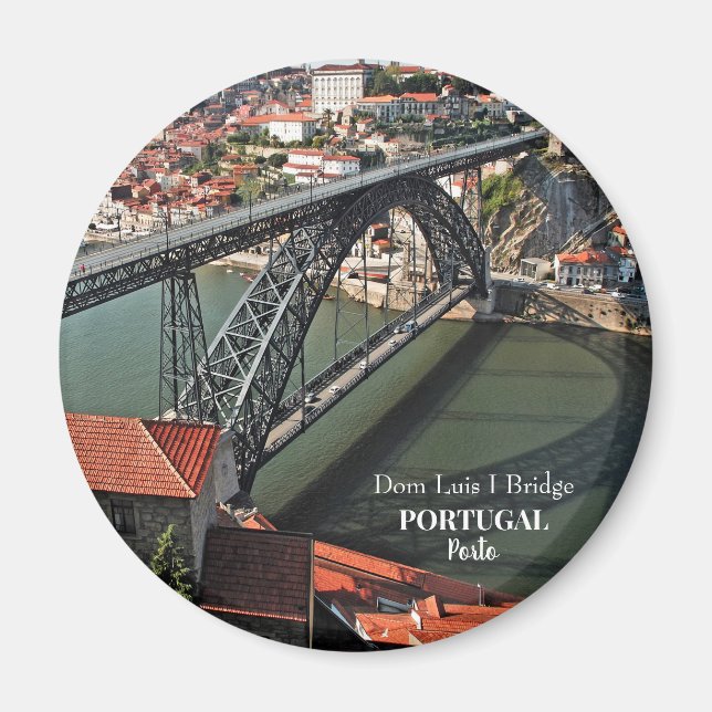 Íman Ponte Porto sobre o rio Douro, Portugal (Frente)