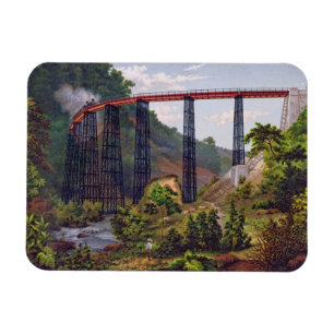 Íman Ponte Railway em Metlac, 'do álbum do Mexic