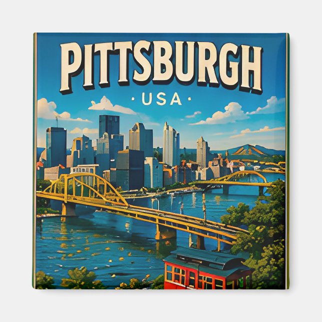 Íman Ponte Roberto Clemente de Pittsburgh (Frente)