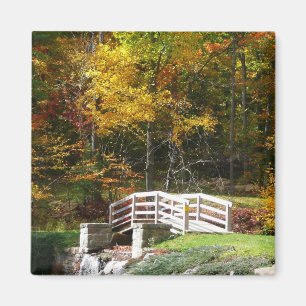 Íman Ponte Seven Springs Fall I Paisagem de Outono
