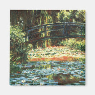 Íman Ponte sobre o Waterlily Pond, por Claude Monet