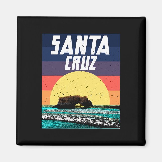 Íman Ponte Sunset Papais noeis Cruz Beach Cali (Frente)