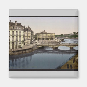 Íman Ponte, vintage Photochr de Bayonne, Pyrenees,