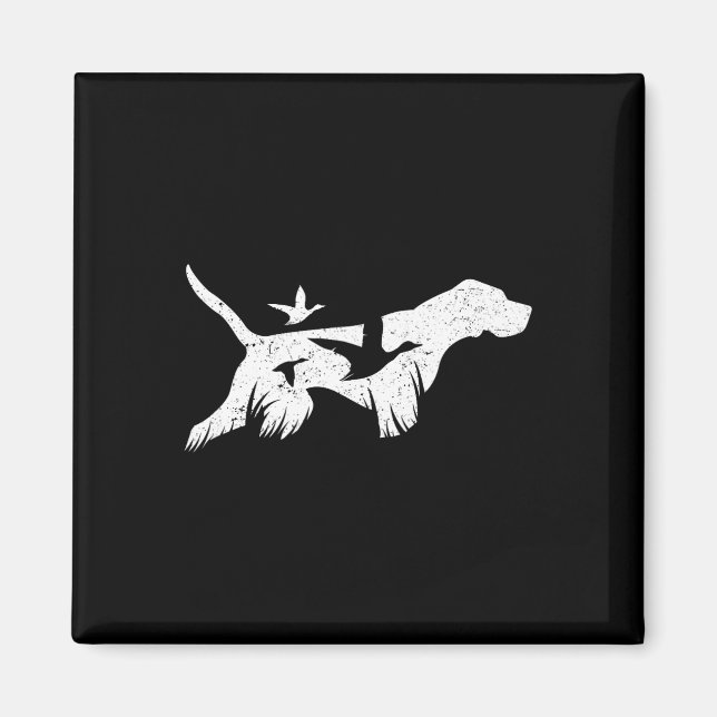 Íman Ponteiro Alemão Curto - Gsp Cães Caçadores (Frente)