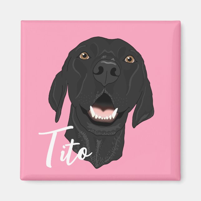 Íman Ponteiro Preto (Frente)