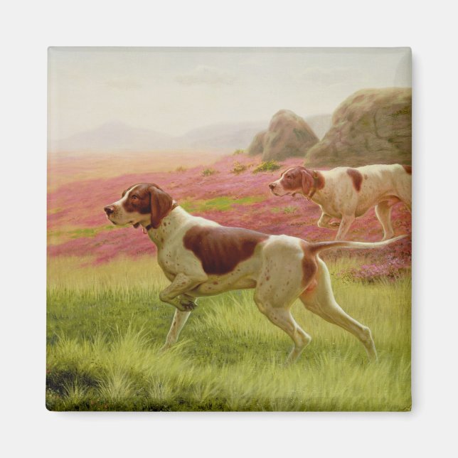 Íman Ponteiros numa Paisagem, século XIX (Frente)