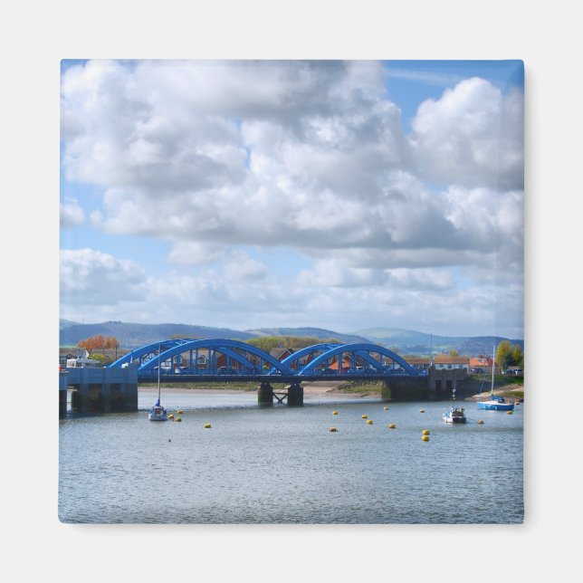 Íman Pontes Azuis Rhyl (Frente)