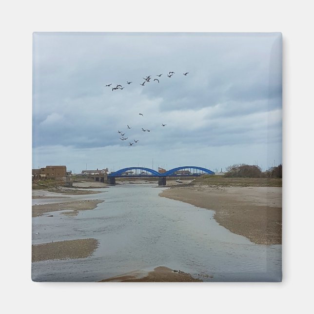 Íman Pontes Azuis Rhyl (Frente)