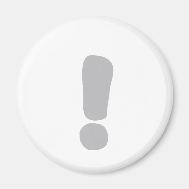 Íman Ponto de exclamação! (Frente)