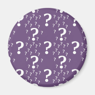 Íman Ponto de interrogação misterioso quebra-cabeça 