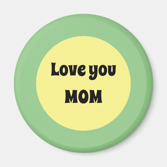 Íman Ponto grande amarelo (Frente)