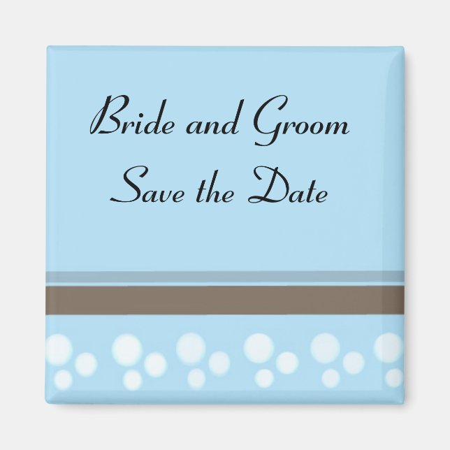 Íman Pontos e faixas azuis (Frente)