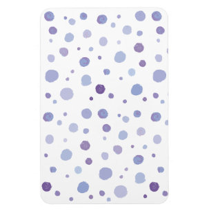 Íman pontos polka pintados à mão