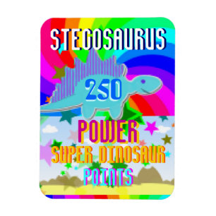Íman Pontos super do dinossauro do poder do Stegosaurus