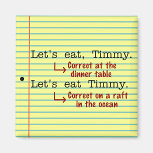 Íman Pontuação Engraçada Gramática