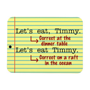 Íman Pontuação Engraçada Gramática