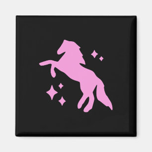 Íman Pony and Heels Lover Pink Girls Clubs Disco Birthd