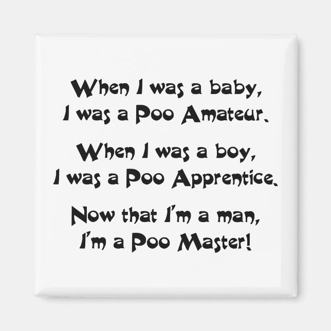 Íman Poo Master (Frente)