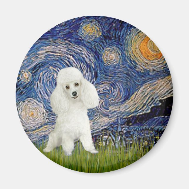 Íman Poodle (14S) - Noite Estrelada (Frente)