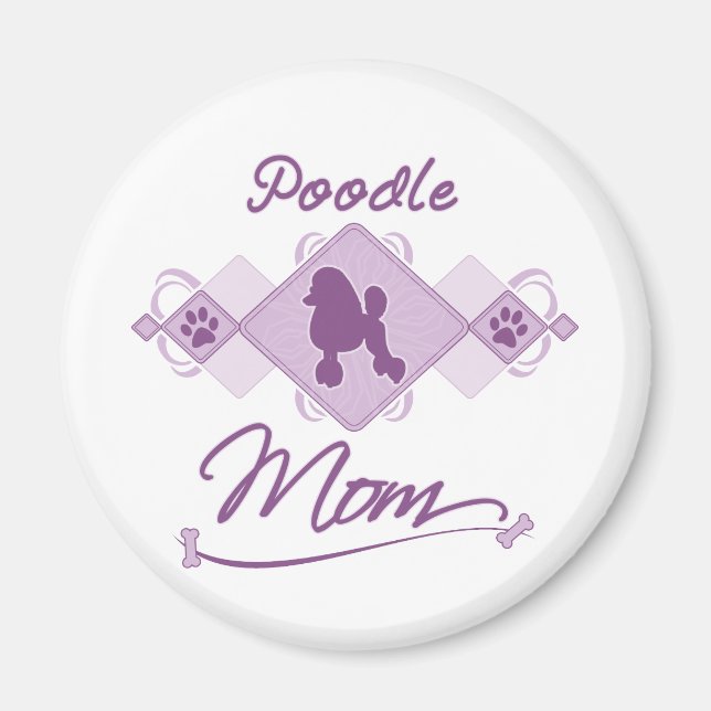 Íman Poodle Mãe (Frente)