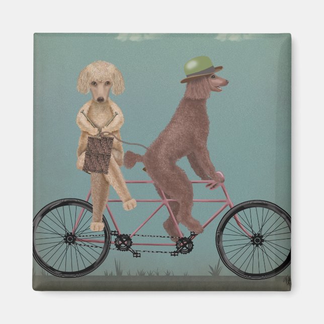 Íman Poodle Tandem (Frente)