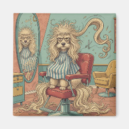 Íman Poodle Zangado