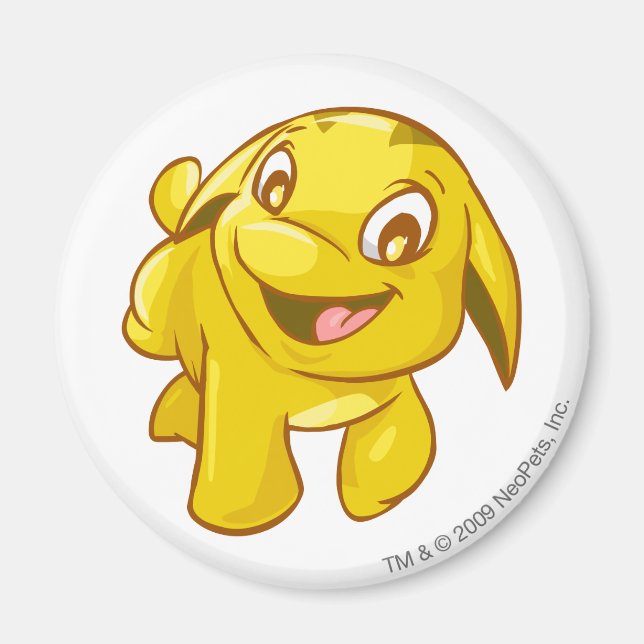 Íman Poogle Dourado (Frente)