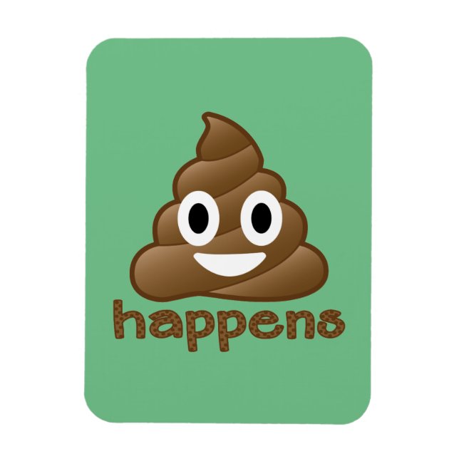 Íman Poop Happens Emoji (Vertical)