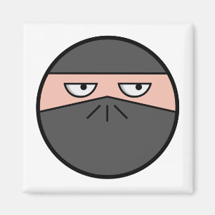 Íman Pootie! - Ímã quadrado de Ninjahead