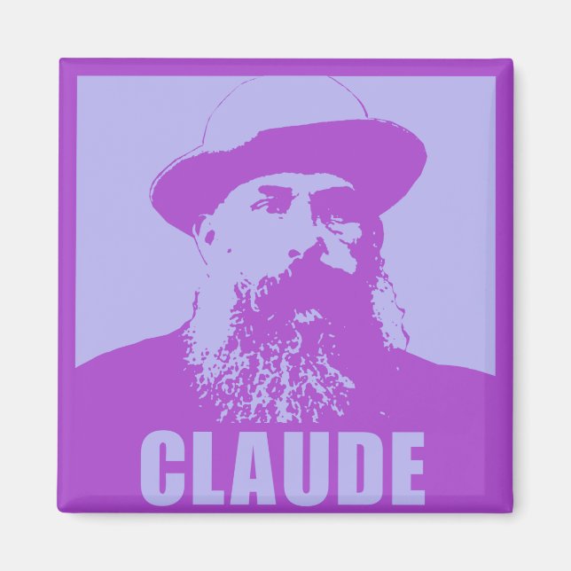 Íman Pop Art Claude Monet | Mod (Frente)