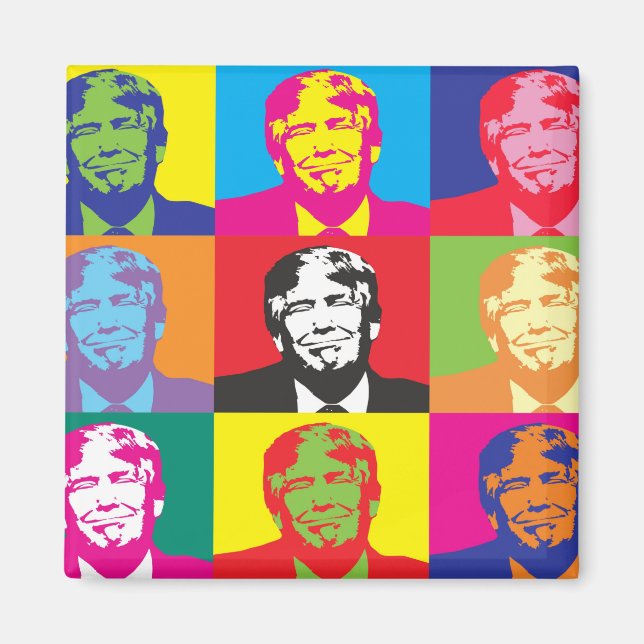 Íman Pop Art Trump (Frente)