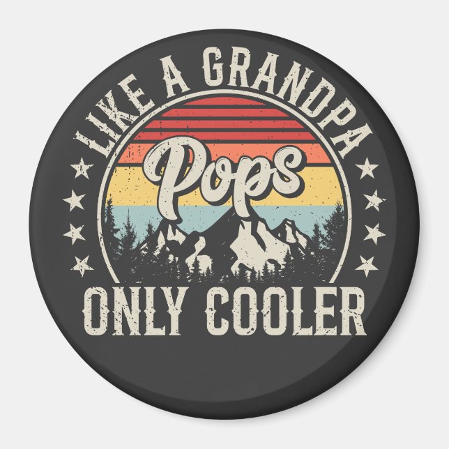 Íman Pop como o círculo retrorreflector do vovô apenas  (Frente)