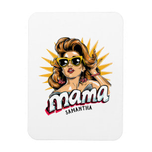 Íman Pop da Mãe Personalizada Arte 1