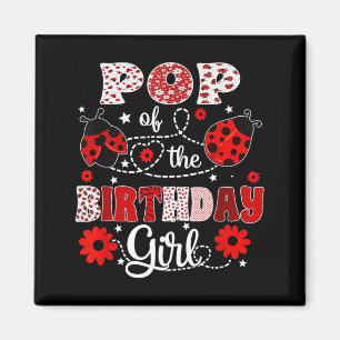 Íman Pop Da Menina De Aniversário - Família Ladybug Ani