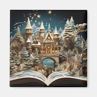 Íman Pop do Castelo de Storybook de Natal