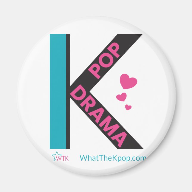 Íman Pop K e Design K-Drama Especial Dual K (Frente)