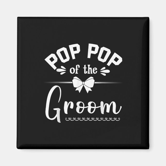 Íman Pop Pop do Hus De Casado Feliz De Casamento Da Noi (Frente)
