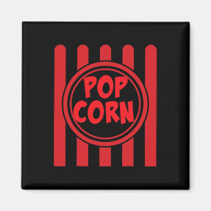 Íman Popcorn Carnival Costume Shirt Engraçado Red Str