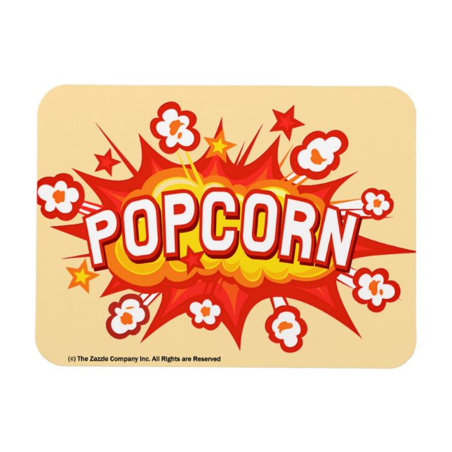 Íman POPCORN! Movie Magnet  (Horizontal)