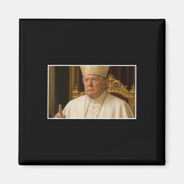 Íman Pope Trump Engraçado Presidente O Próximo Papa (Frente)