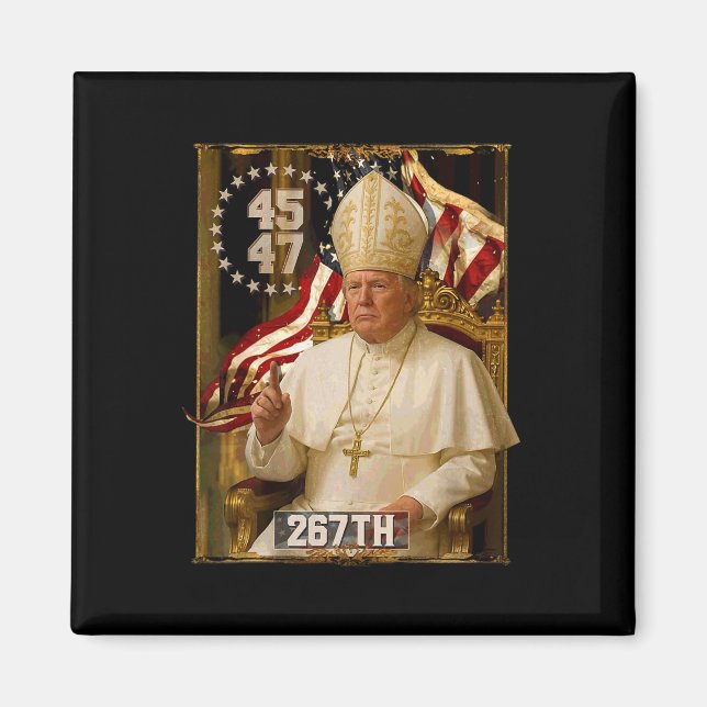 Íman Pope Trump Engraçado Presidente Trump (Frente)