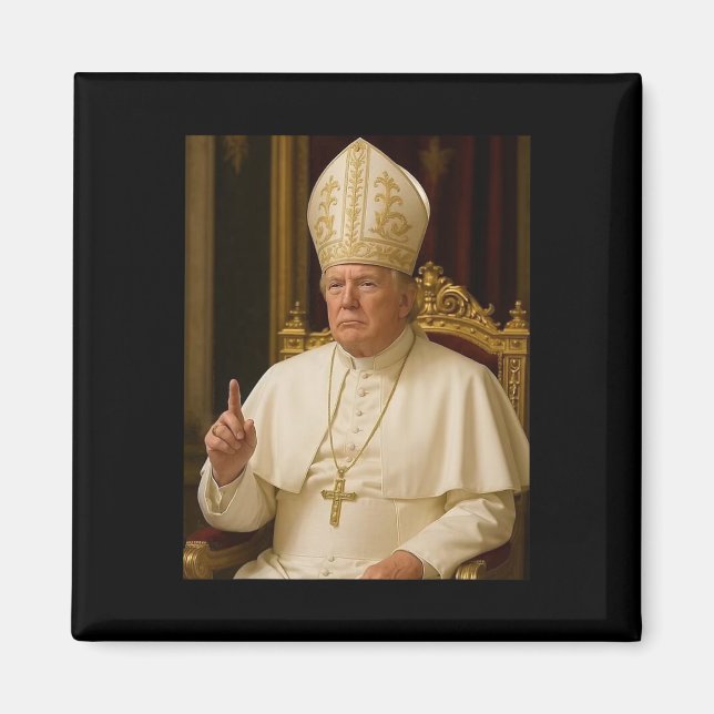 Íman Pope Trump Engraçado Presidente Trump (Frente)